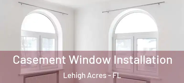  Casement Window Installation Lehigh Acres - FL