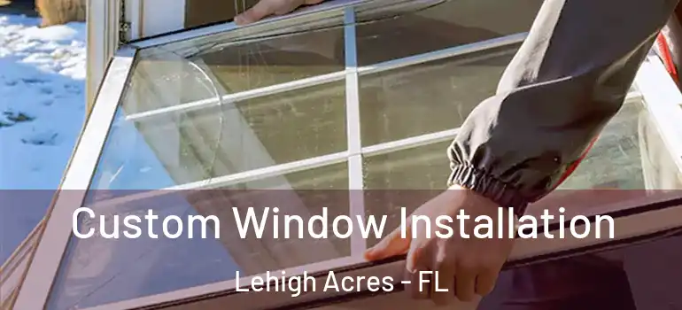  Custom Window Installation Lehigh Acres - FL