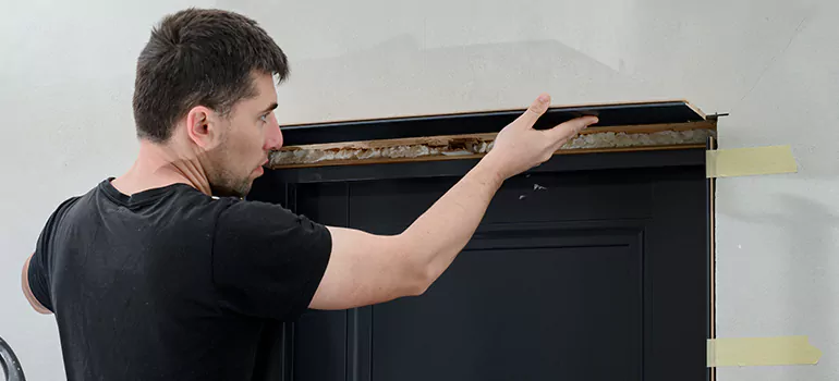Wood Door Hole Repair in Lehigh Acres, FL