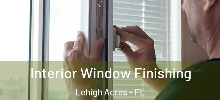  Interior Window Finishing Lehigh Acres - FL