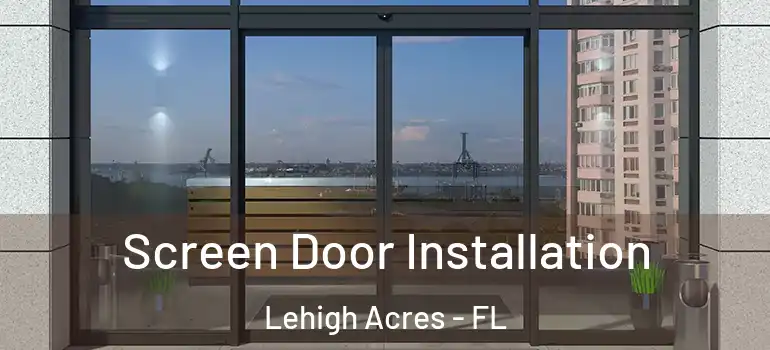  Screen Door Installation Lehigh Acres - FL