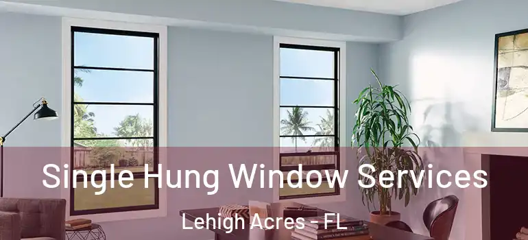  Single Hung Window Services Lehigh Acres - FL