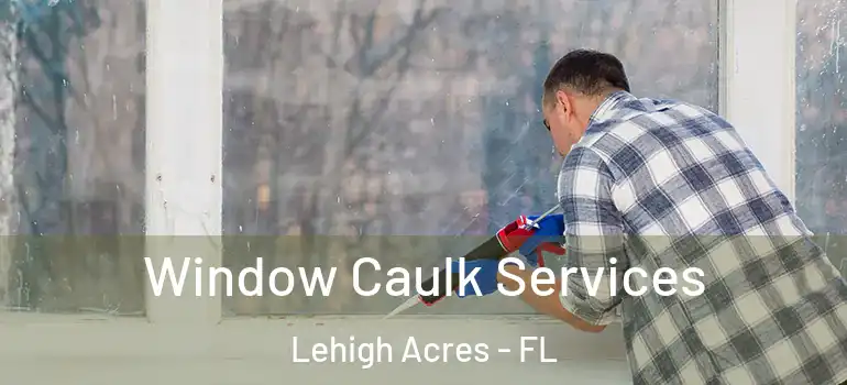  Window Caulk Services Lehigh Acres - FL