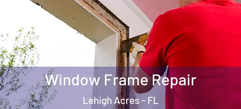  Window Frame Repair Lehigh Acres - FL