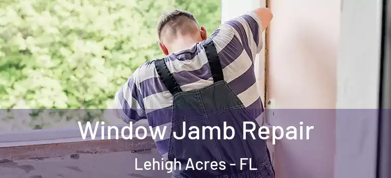  Window Jamb Repair Lehigh Acres - FL