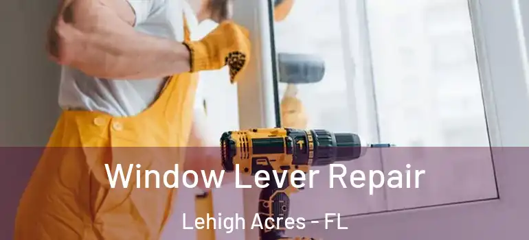  Window Lever Repair Lehigh Acres - FL